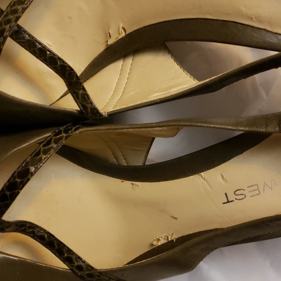 Nine West Leather Upper High Heel Shoes Size 6.5M - Picture 8 of 8